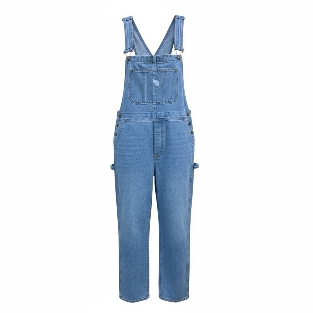 Vintage 90s Goodfellows Denim Bob Overalls Women's 13/14